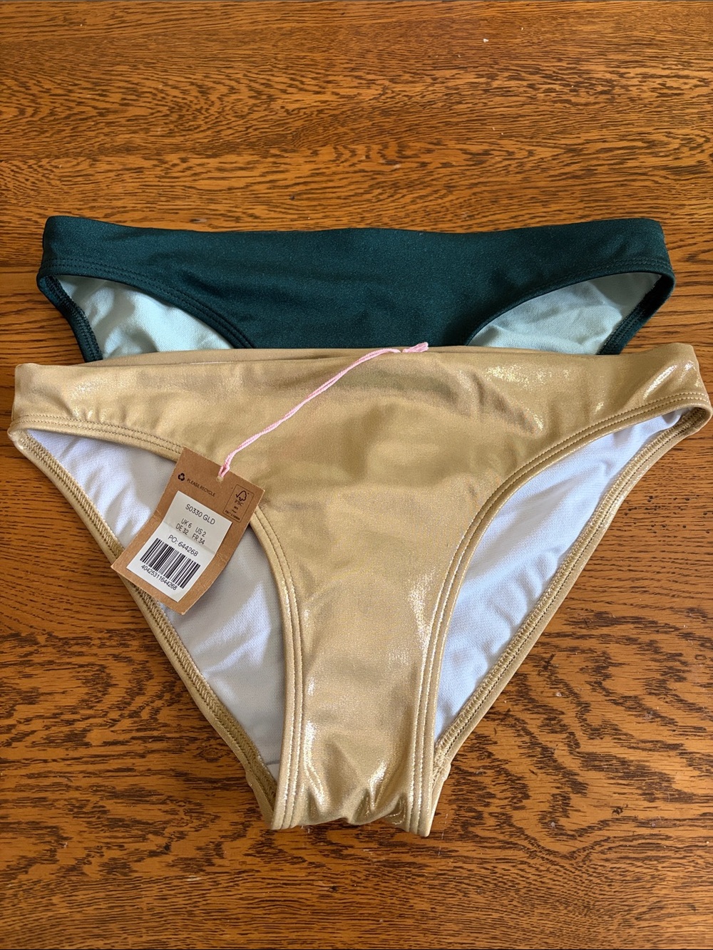 Bundle of Boden Shimmer Bikinis size 2